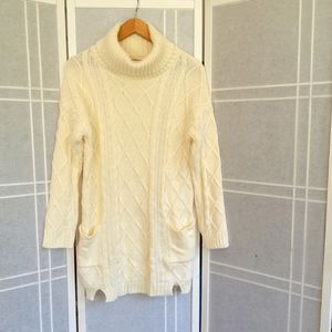 Goodnight Macaroon cream sweater dress